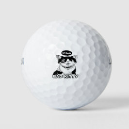 Pelotas De Golf Hermoso lindo y divertido gato genial 1