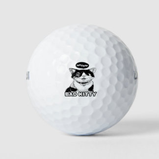 Pelotas De Golf Hermoso lindo y divertido gato genial 1