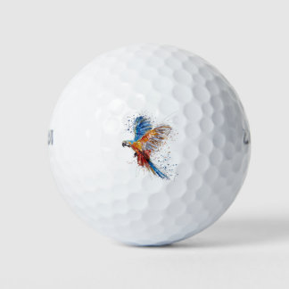 Pelotas De Golf Hermoso loro levantando las alas