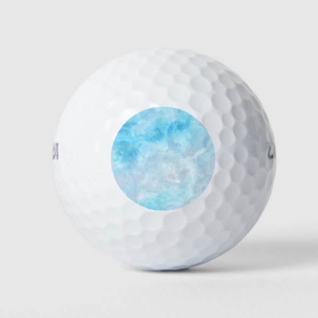 Pelotas De Golf Hermoso océano azul enmarañado (Anverso)