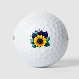 Pelotas De Golf Hermoso Sunflower