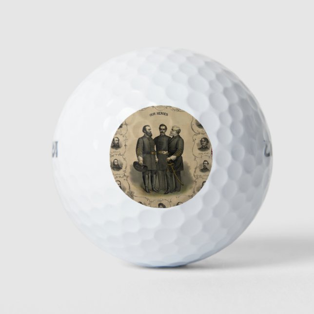Pelotas De Golf Héroes de la guerra civil (Anverso)