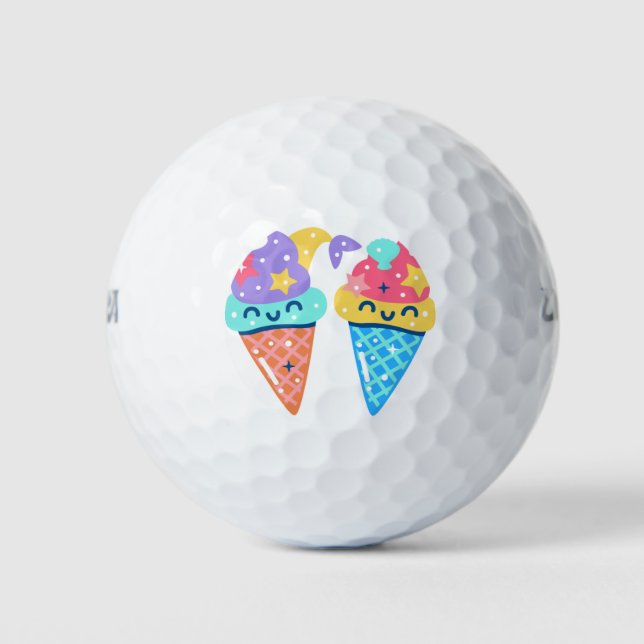 Pelotas De Golf Hielo de sirena (Anverso)