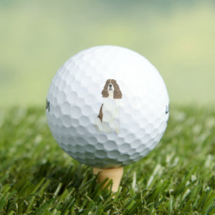 Pelotas De Golf Hígado y White English Springer Spaniel