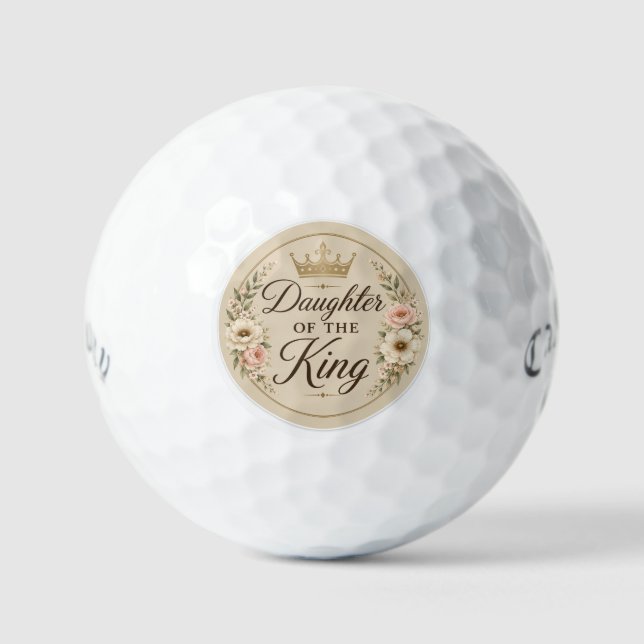 Pelotas De Golf Hija del Rey (Anverso)