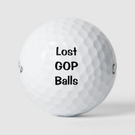 Pelotas De Golf Hilarious Lost GOP Golf Balls