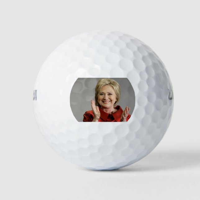 Pelotas De Golf Hillary Clinton Golf Balls (Anverso)