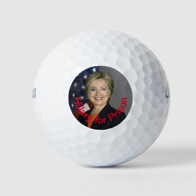 Pelotas De Golf Hillary for Prison Golf Balls (Anverso)