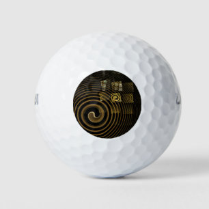 Pelotas De Golf Hipnosis Arte abstracto