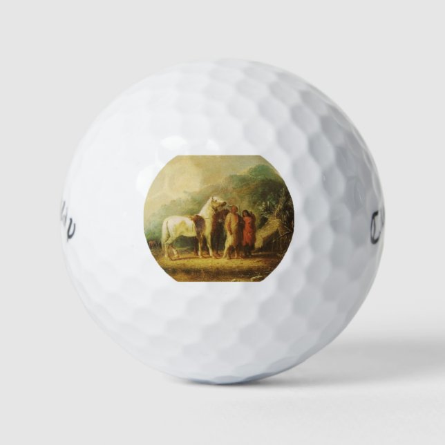 Pelotas De Golf Históricos campos de golf (Anverso)