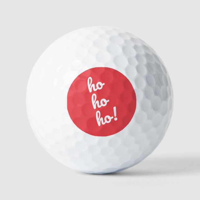 Pelotas De Golf Ho Ho Ho! Santa Ho Christmas (Anverso)