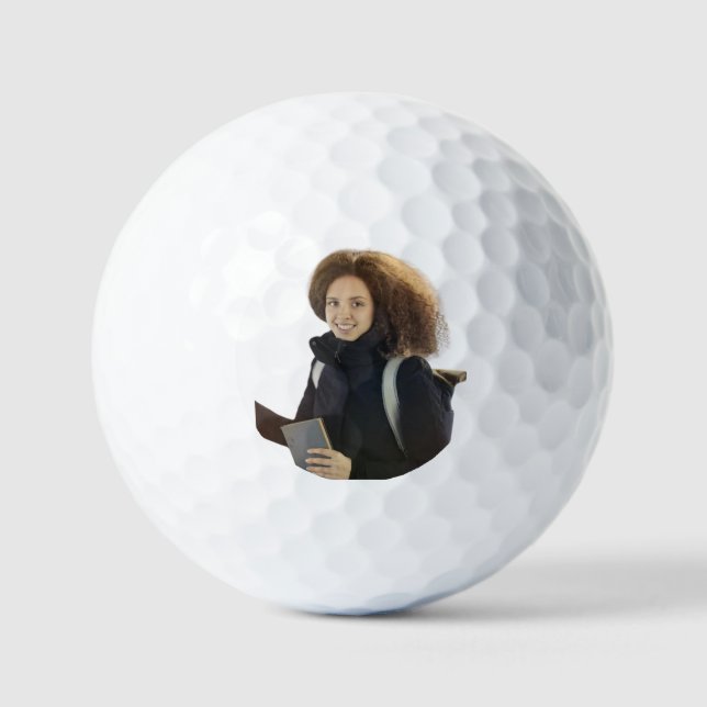 Pelotas De Golf hobbies personalizadas crean su propio selfie de f (Anverso)