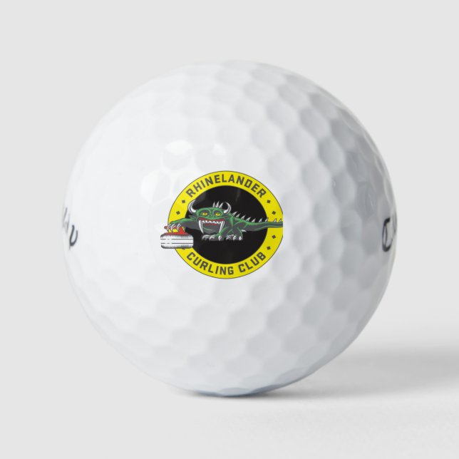 Pelotas De Golf Hodag Curling Callaway Golf Balls (Anverso)
