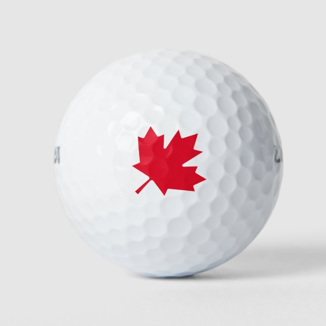 Pelotas De Golf Hoja de arce canadiense (Anverso)