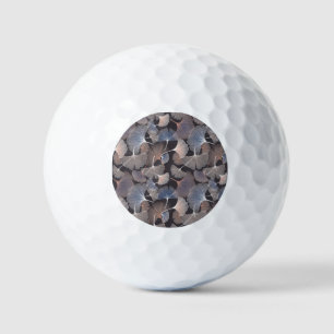 Pelotas De Golf Hojas de Ginkgo: elegante patrón natural.