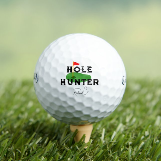 Pelotas de Golf Hole Hunter - Meme Divertido de Go (Camiseta in situ)