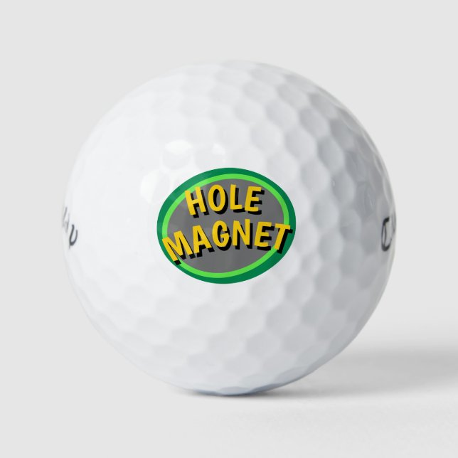 Pelotas De Golf Hole in One Novedad Fun Golf Balls (Anverso)
