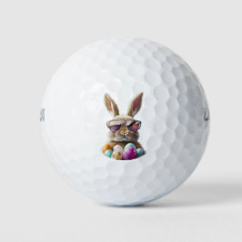 Pelotas De Golf Holiday Golf Balls Easter Bunny with Shades