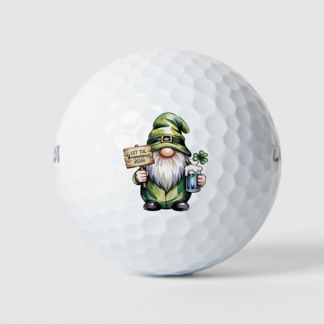 Pelotas De Golf HolidayGolfBalls St Pats  Let the Shannagins Begin (Anverso)