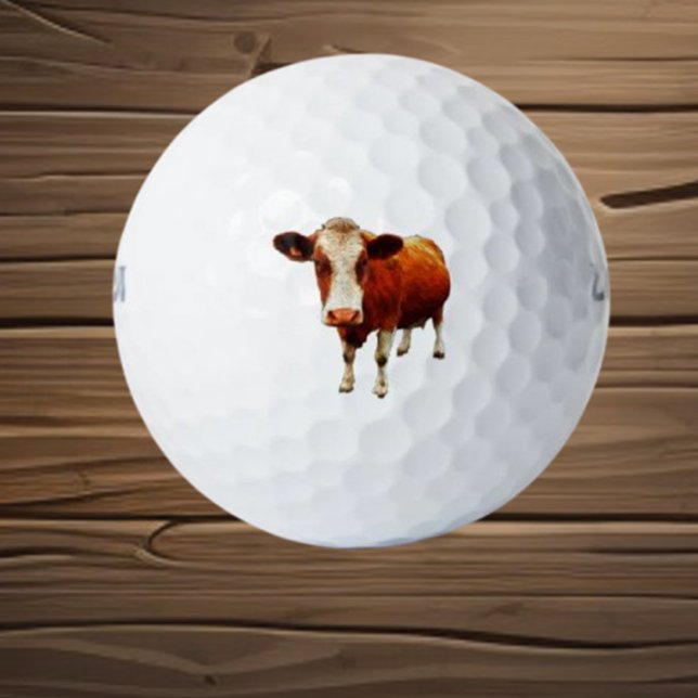 Pelotas De Golf Holly Cow GOLF BALLS (Discover hollow cow golf balls designed for gentle practice and improved control)