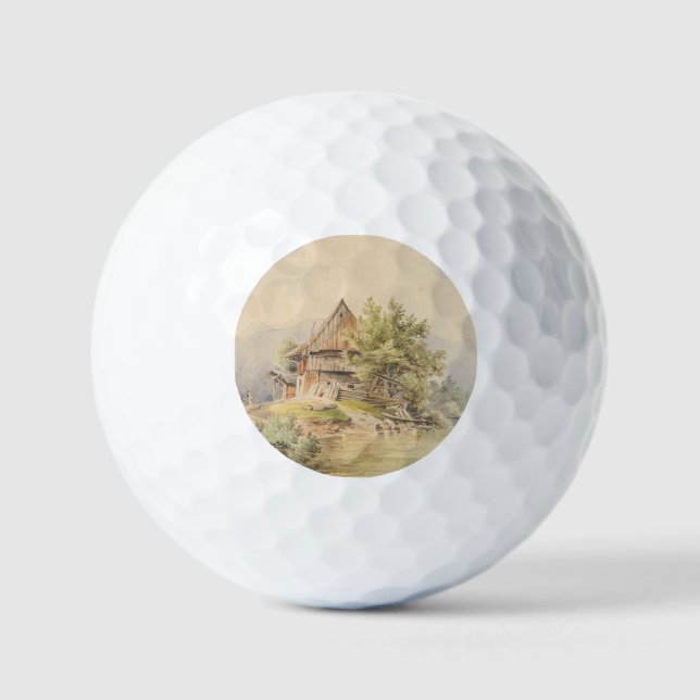 Pelotas De Golf Holzhütte am See - Carl Lafite (Anverso)