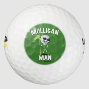 PELOTAS DE GOLF HOMBRE MULLIGANO FUNNY GOLF BALS