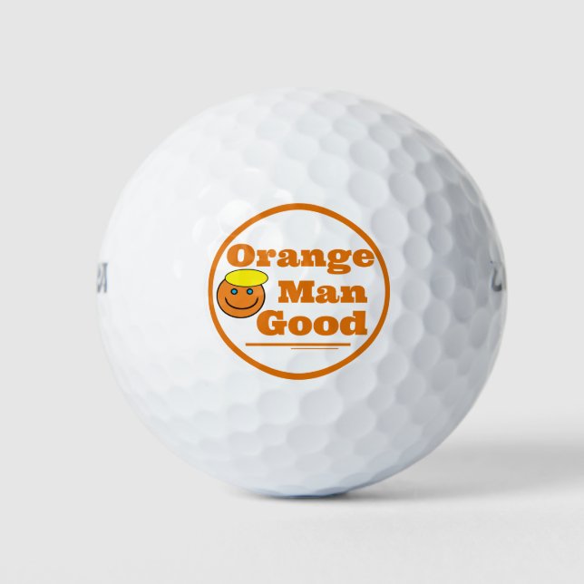 Pelotas De Golf Hombre naranja BUENO (Anverso)