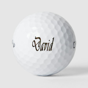 Pelotas De Golf Hombres Llamados David,