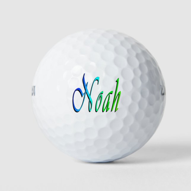 Pelotas De Golf Hombres Llamados Noah, (Anverso)