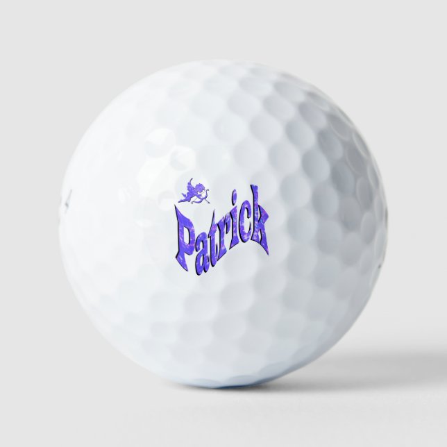Pelotas De Golf Hombres Llamados Patrick, (Anverso)