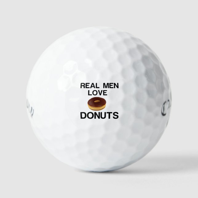 PELOTAS DE GOLF HOMBRES REALES AMAN DONUTS (Anverso)