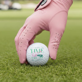Pelotas De Golf Hora de divertirse en el golf con tema de despedid