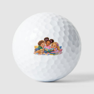 Pelotas De Golf Hora de historias: niños leyendo juntos
