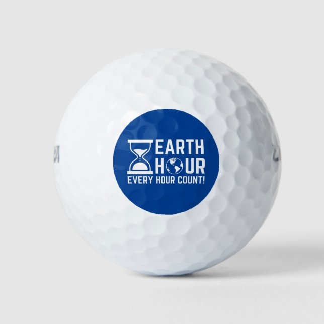 Pelotas De Golf Hora del Planeta (Anverso)