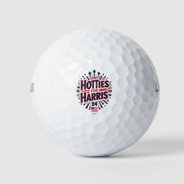 Pelotas De Golf Hotties for Harris (Anverso)