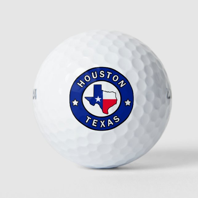 Pelotas De Golf Houston Texas (Anverso)