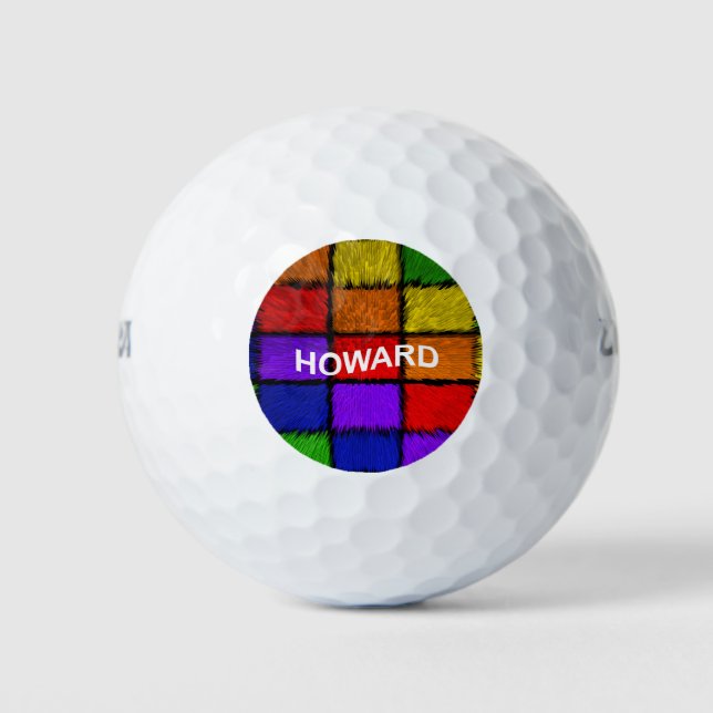 PELOTAS DE GOLF HOWARD (Anverso)