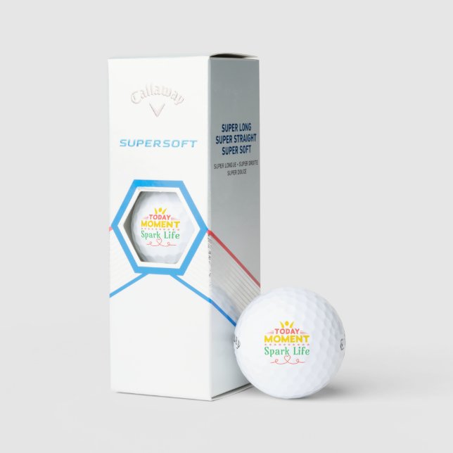 Pelotas De Golf Hoy, momento, vida de chispa (Embalaje)