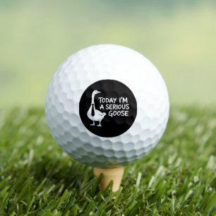 Pelotas De Golf Hoy soy un ganso serio, divertido animal de oficin