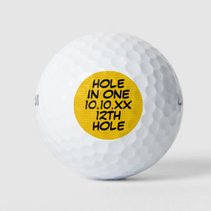 Pelotas De Golf Hoyo en Uno Personalizado Moderno