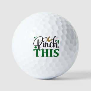 Pelotas De Golf Huelgas de mala suerte con encanto irlandés