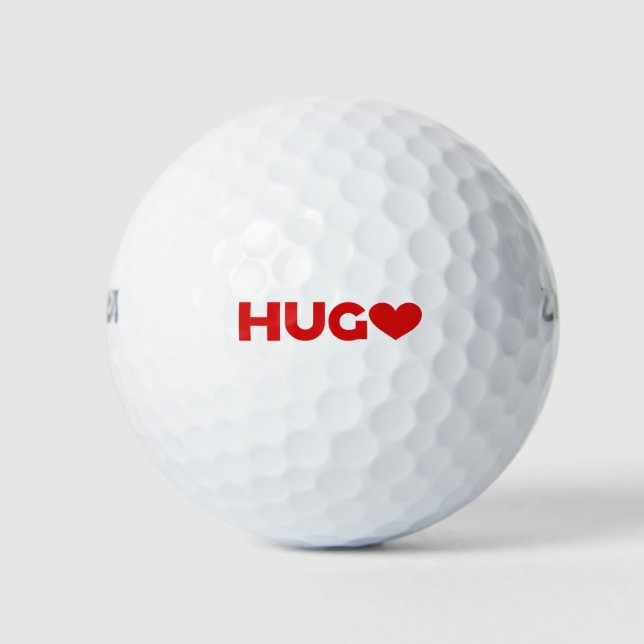 Pelotas De Golf Hugo Love (Anverso)
