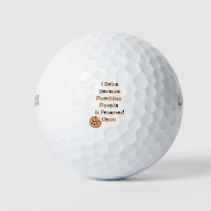 Pelotas De Golf Humor de Baker: Bake porque golpeo a la gente