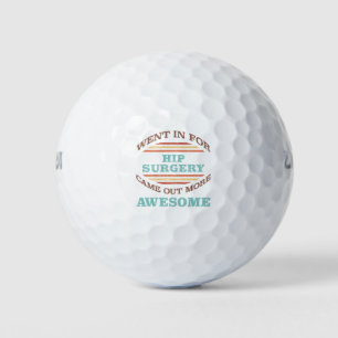 Pelotas De Golf Humor de recuperación de cirugía de cadera