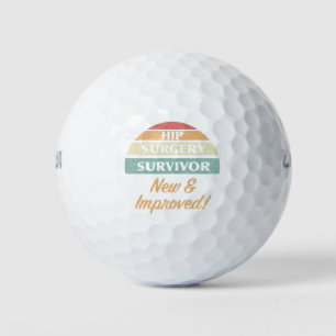 Pelotas De Golf Humor de sobreviviente de cirugía de cadera