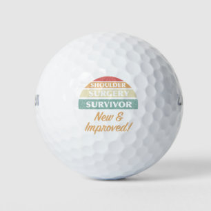 Pelotas De Golf Humor de sobreviviente de cirugía de hombro