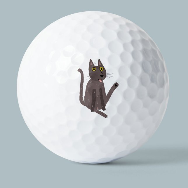 Pelotas De Golf Humor gato gracioso (Subido por el creador)