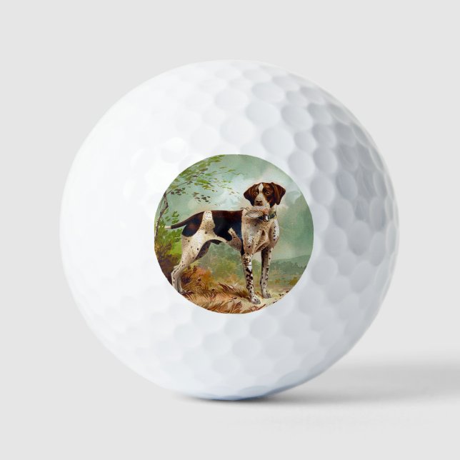 Pelotas De Golf Hunter dog with bird in mouth (Anverso)