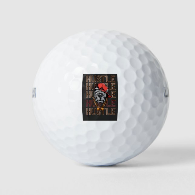 Pelotas De Golf Hustle, Hustle, Hustle, Hustle (Anverso)