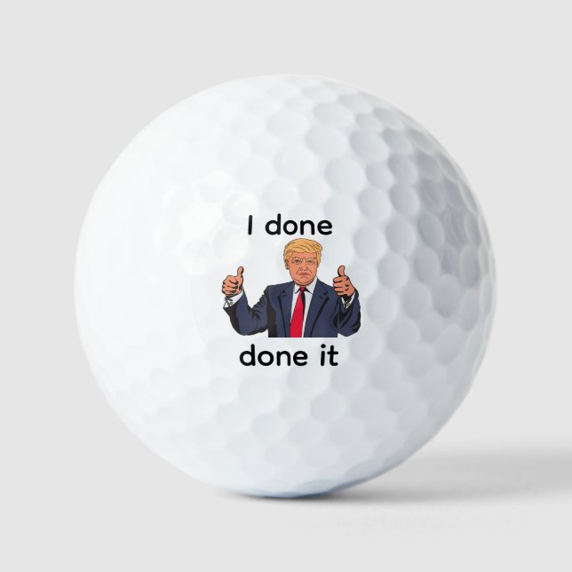 Pelotas de Golf I Done Done It (Anverso)